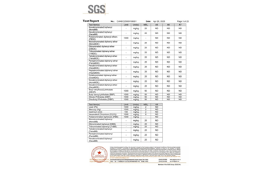 環(huán)保測試報告 ROHS+鹵素 CANEC25009106001