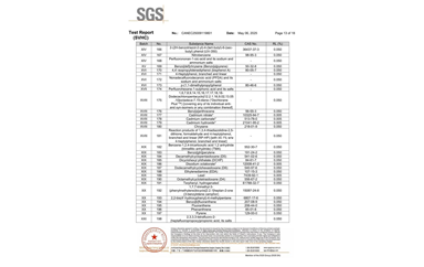 環(huán)保測(cè)試報(bào)告 SVHC CANEC25009119801