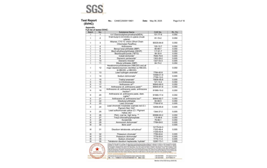 環(huán)保測試報(bào)告 SVHC CANEC25009119801